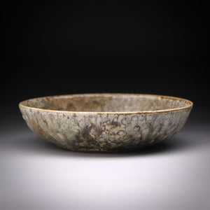 ash glazed plate / teapot stand 14.9cm