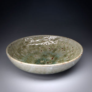 ash glazed plate / teapot stand 15.8cm