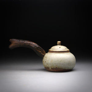 white ash glazed teapot 140ml S