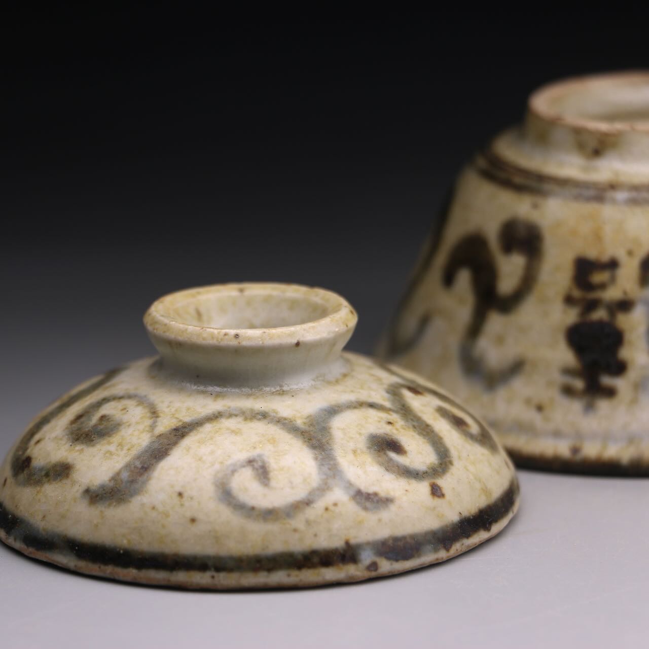 Antiqued qinghua gaiwan 95ml