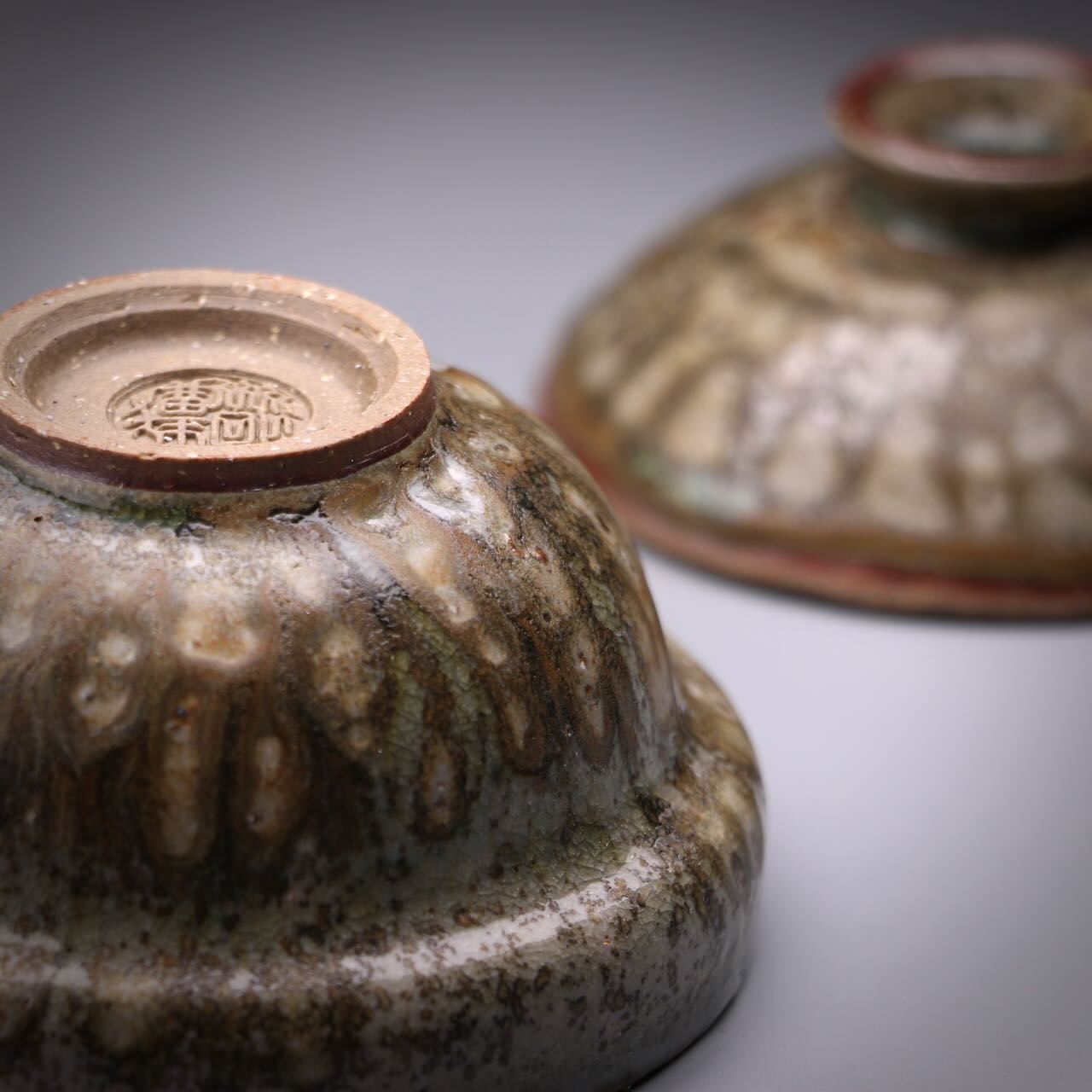 Ash glazed shibo & cup set 100ml