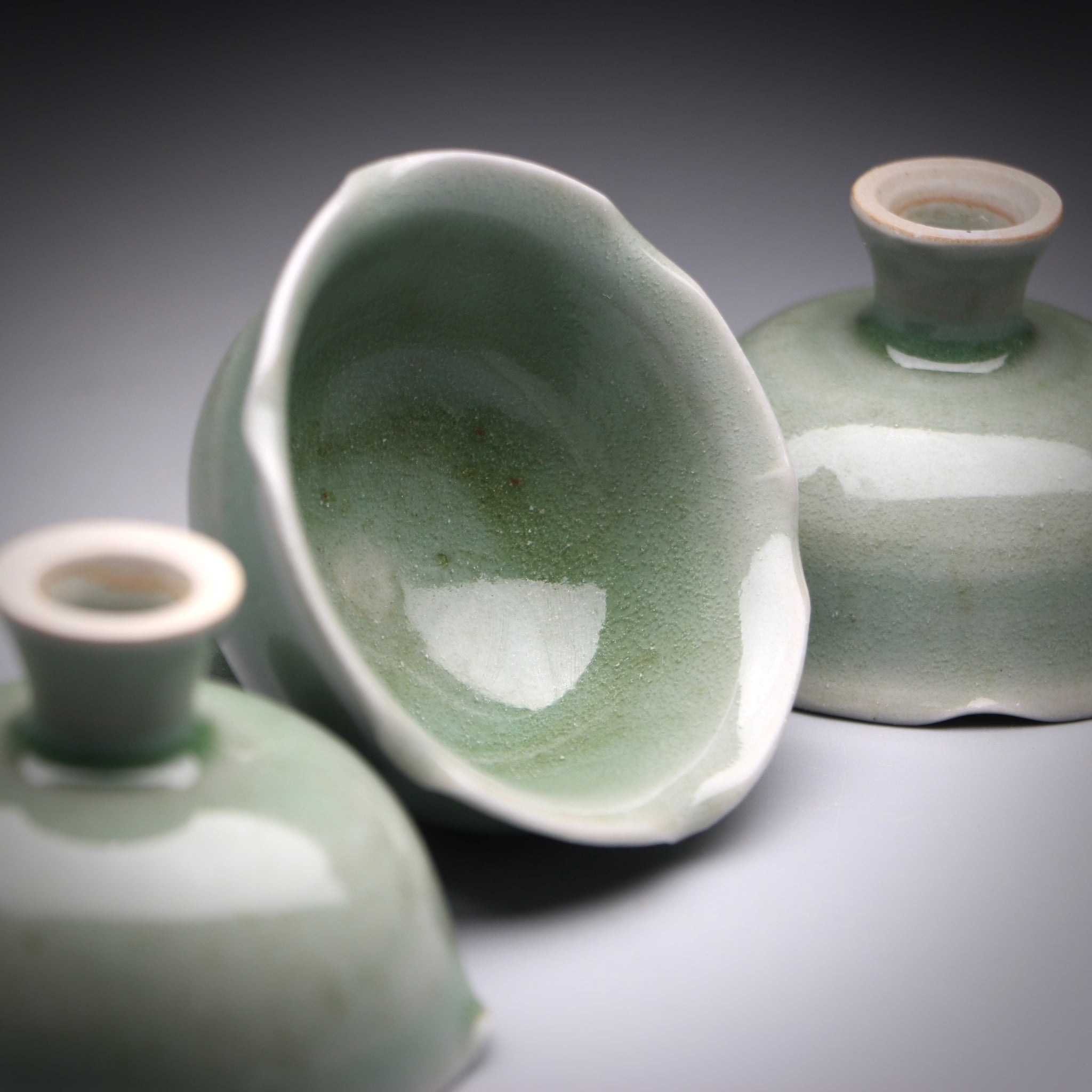 Dragon Spring Flower Teacup set C 30ml x 3