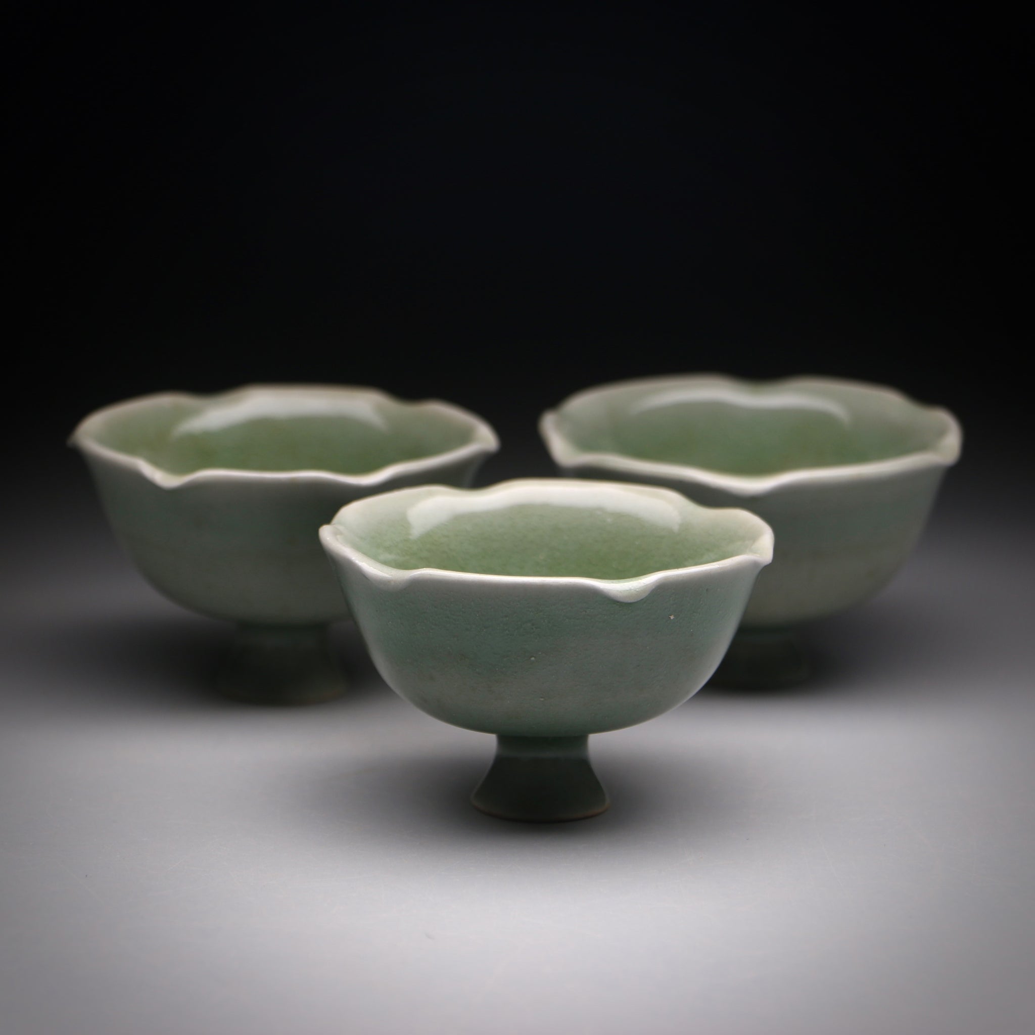 Dragon Spring Flower Teacup set E 30ml x 3