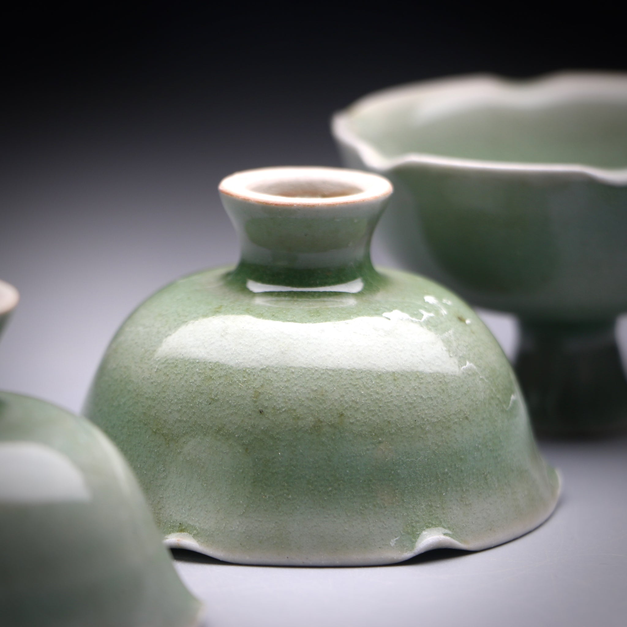 Dragon Spring Flower Teacup set F 30ml x 3