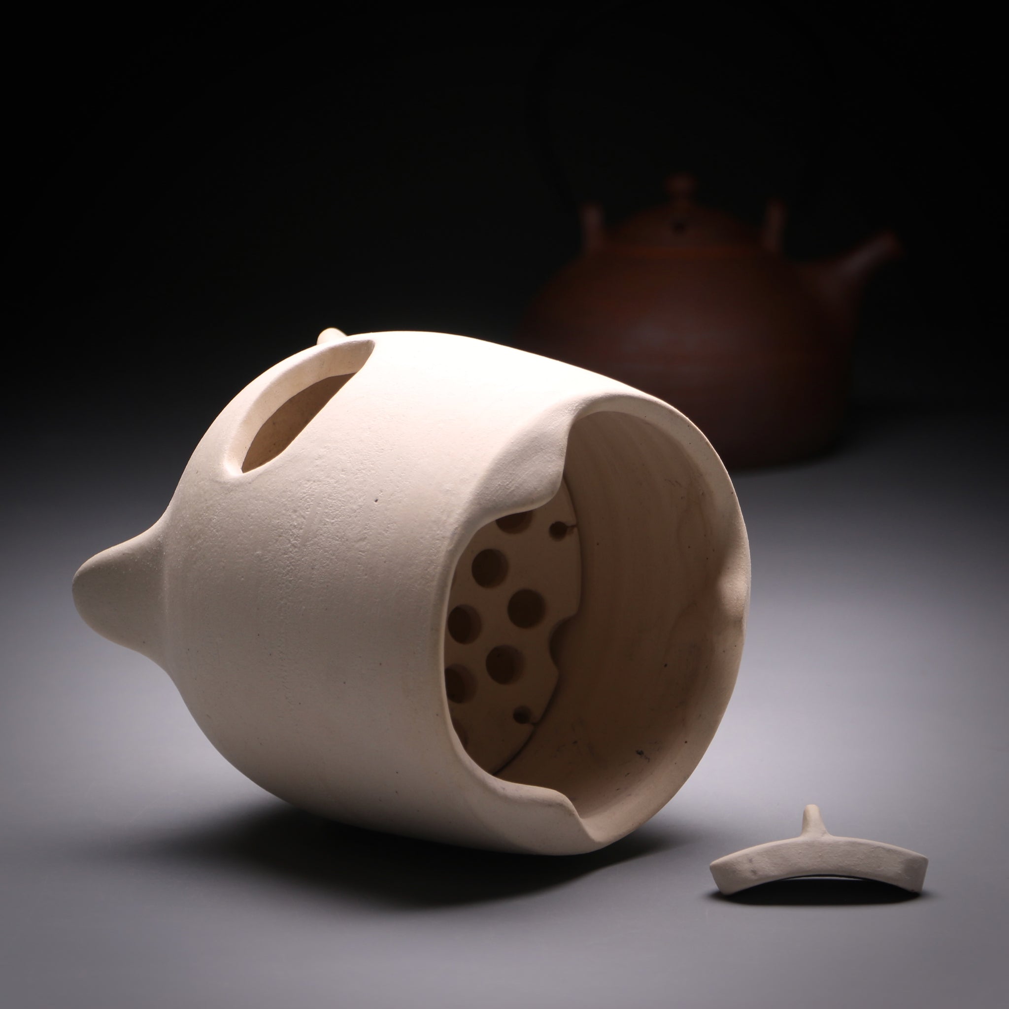 The Ember Forge Set- 550ml Kettle &  15H x 13D cm Stove (built in charcoal lighter)