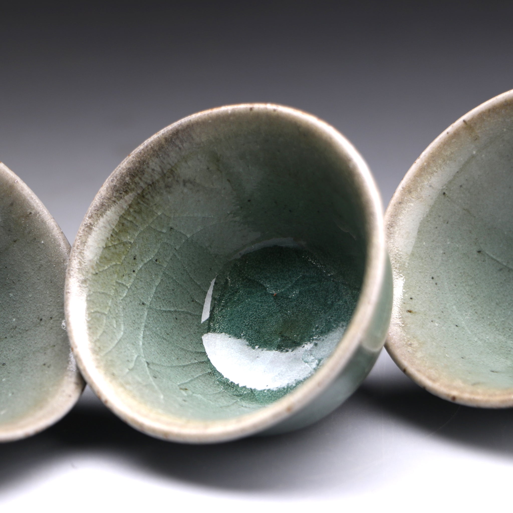 Celadon teacup set 30ml x 3 A