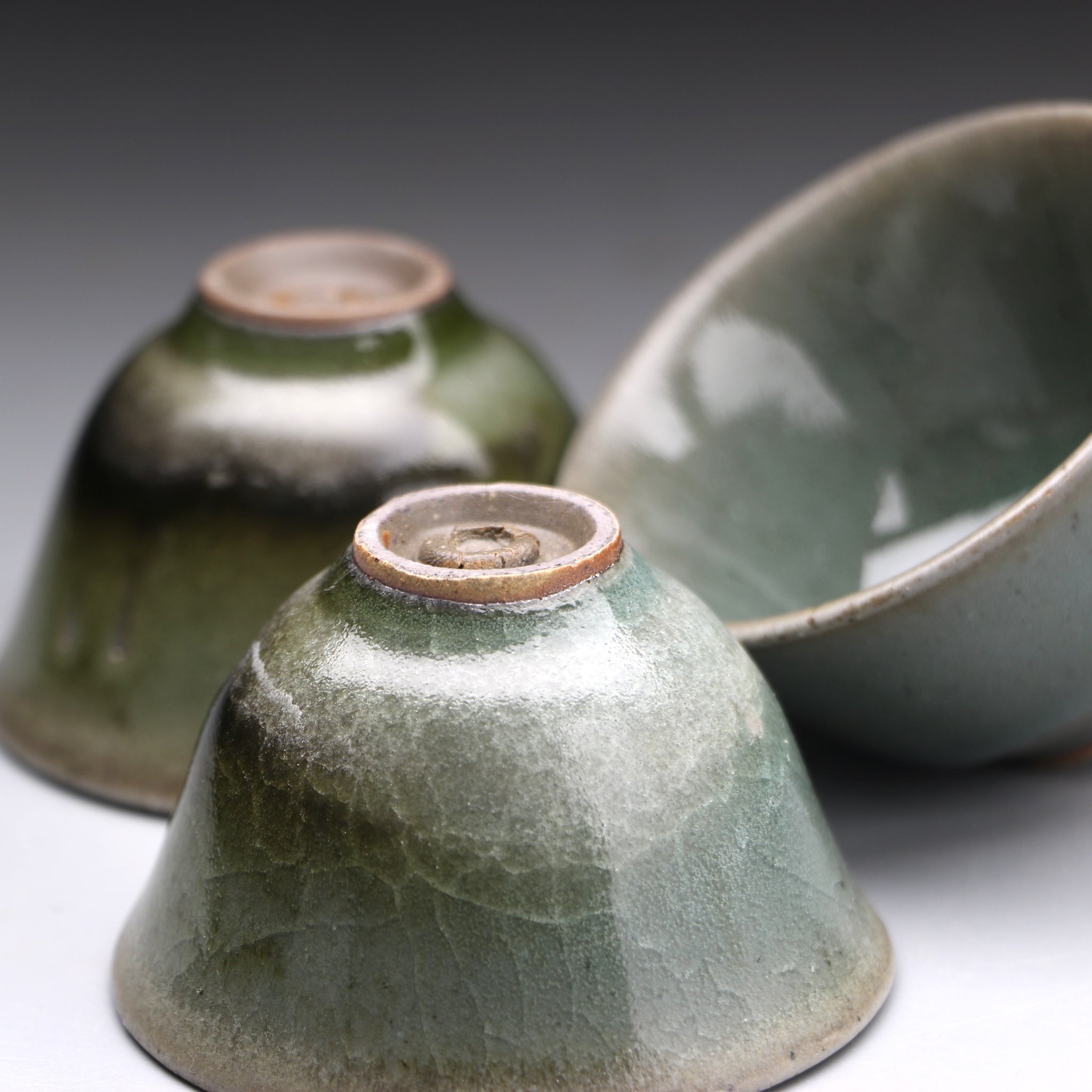 Celadon teacup set 30ml x 3 A