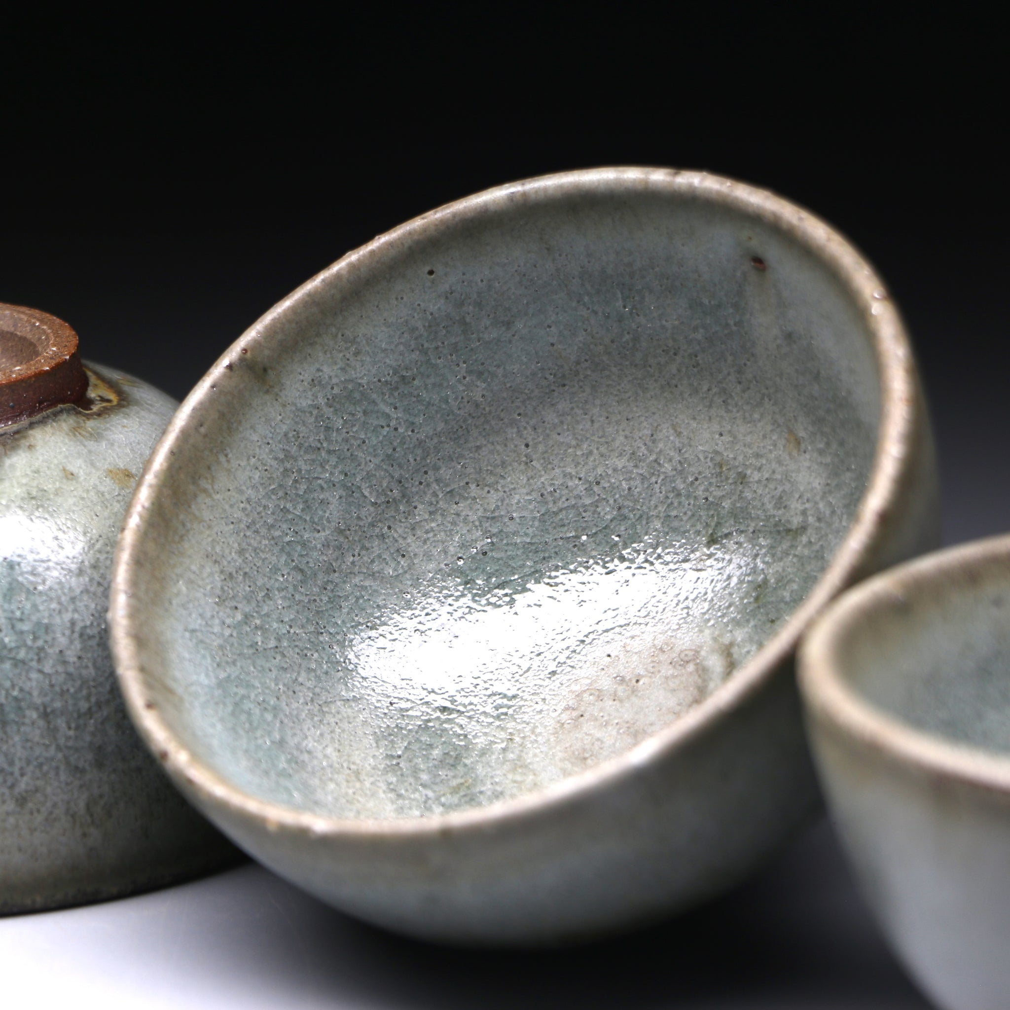 Celadon teacup set 100ml x 3
