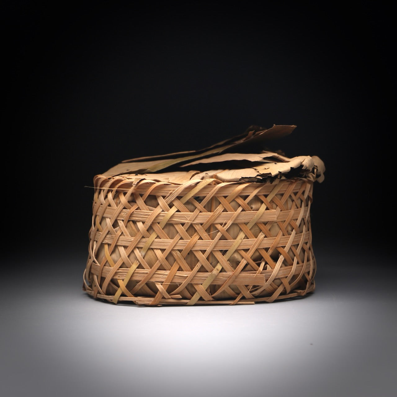 90's Liu an basket tea (hei cha)