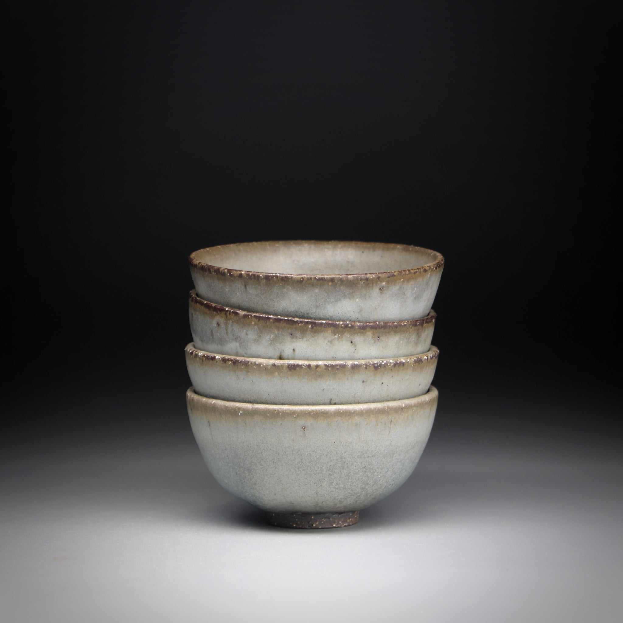 Crackle Celadon teacup set 80 ml x 4 B