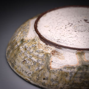 ash glazed plate / teapot stand 15cm
