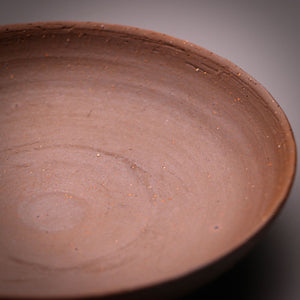 raw clay plate / teapot stand 15.4cm diameter