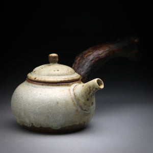 white ash glazed teapot 140ml S
