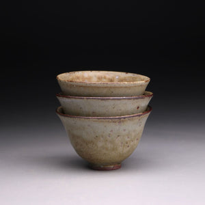 ash glazed teacup set 45ml x 3
