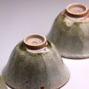 ash glazed teacup set 45ml x 3 B