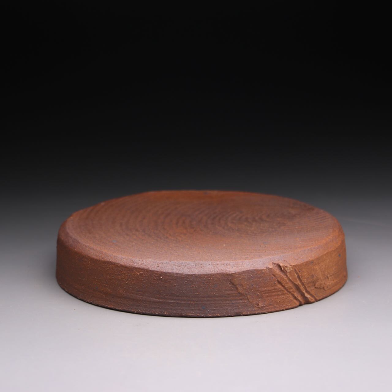 raw clay teapot stand 15cm diameter