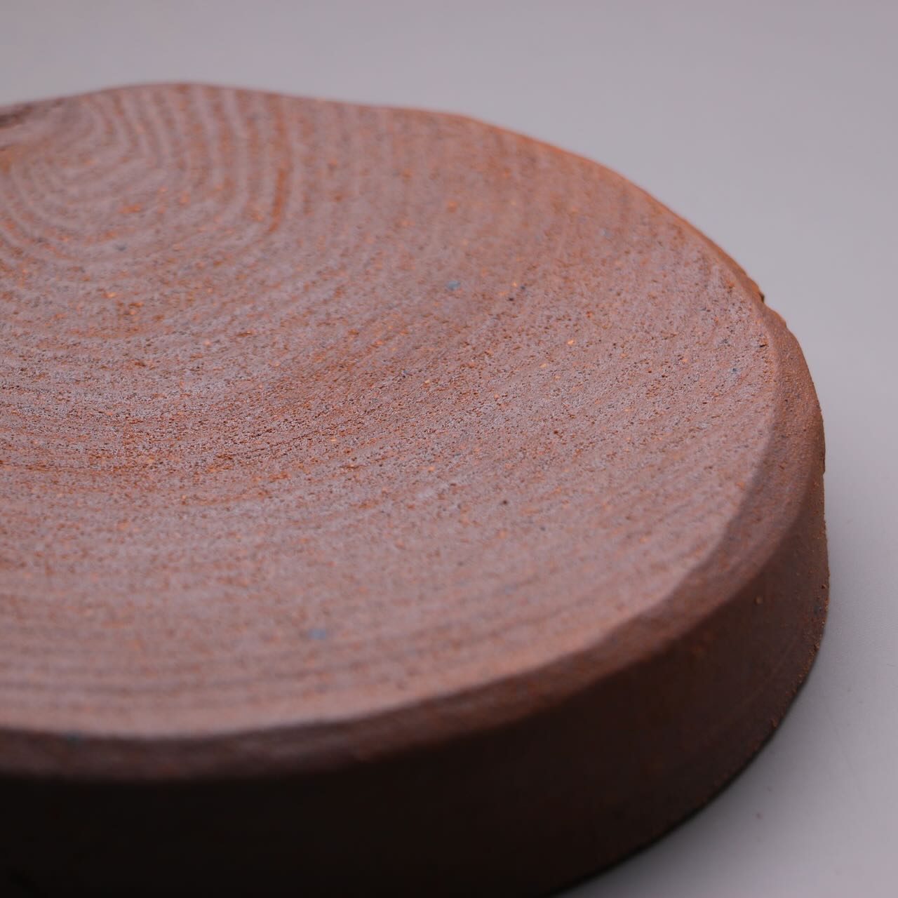 raw clay teapot stand 15cm diameter