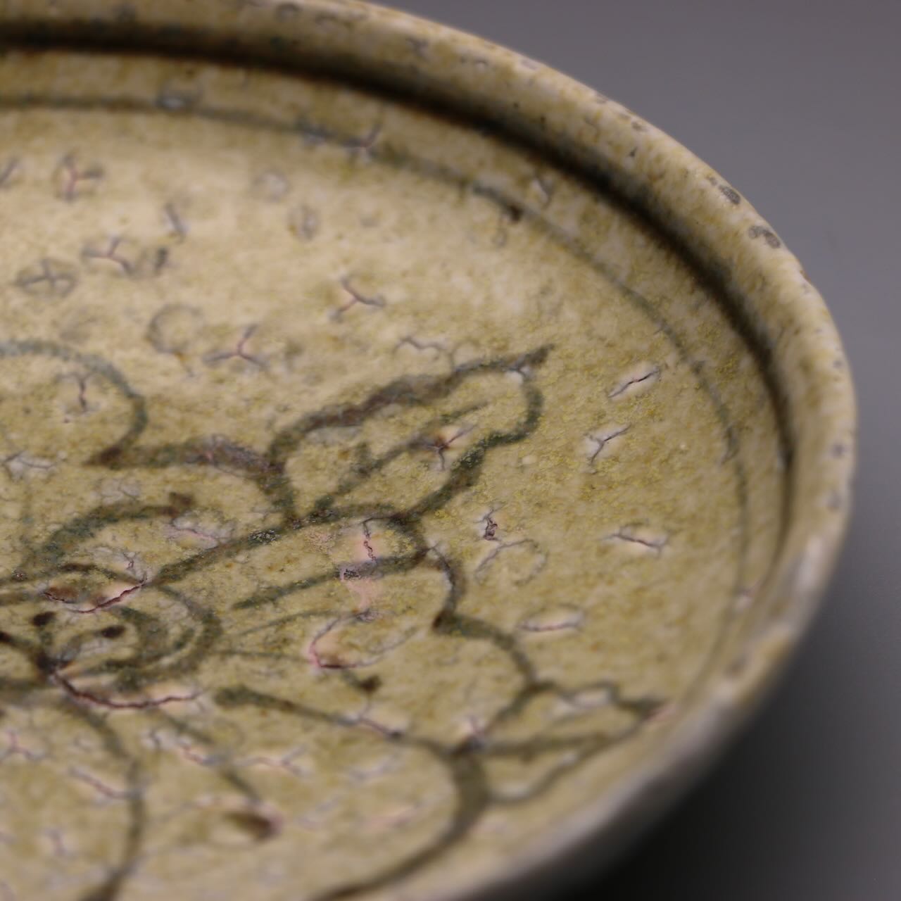 qinghua plate 15.6 cm