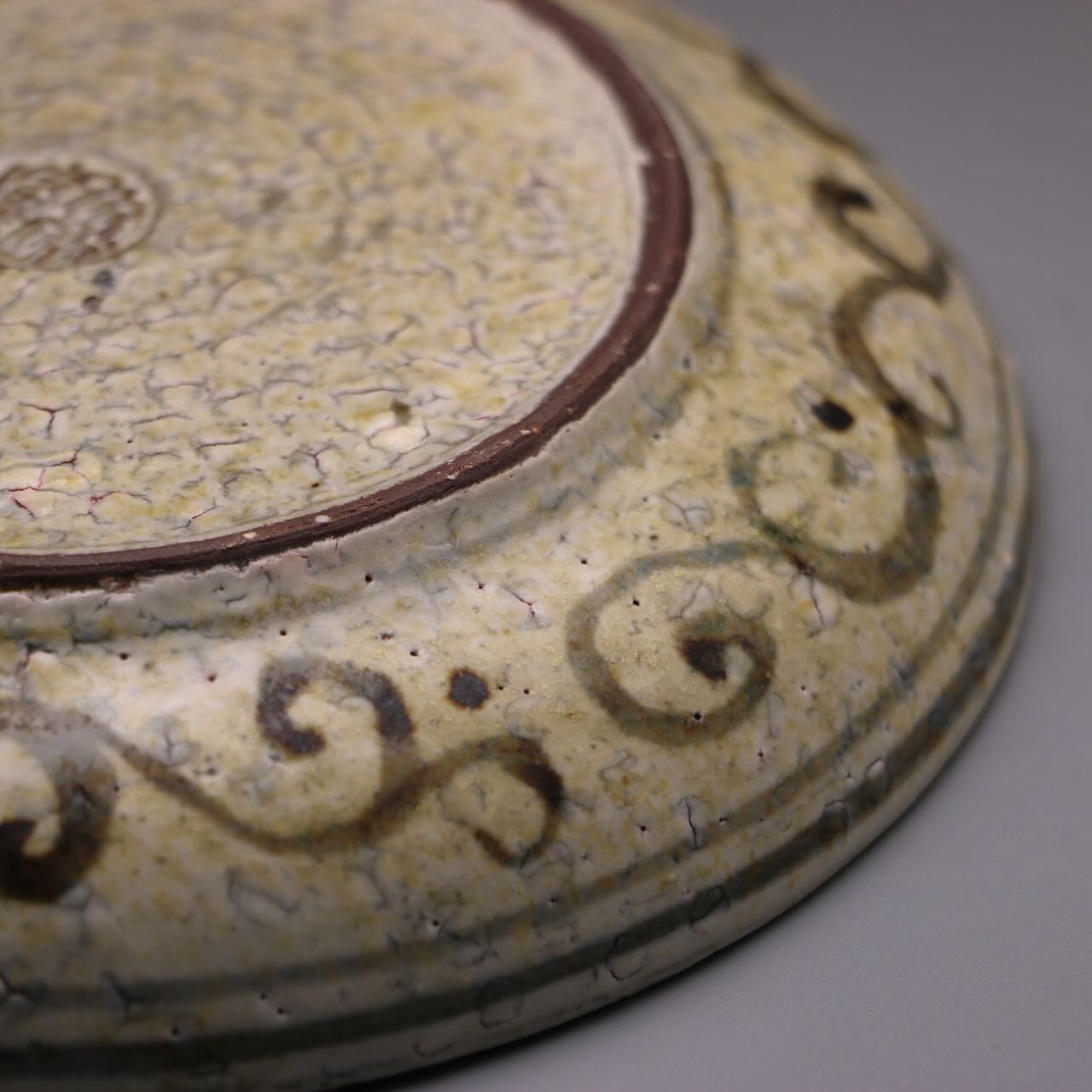 qinghua plate 15.6 cm