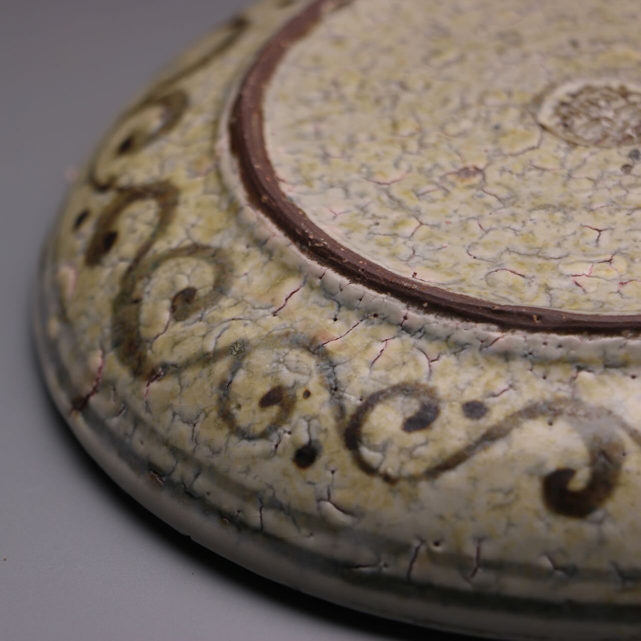 qinghua plate 15.6 cm