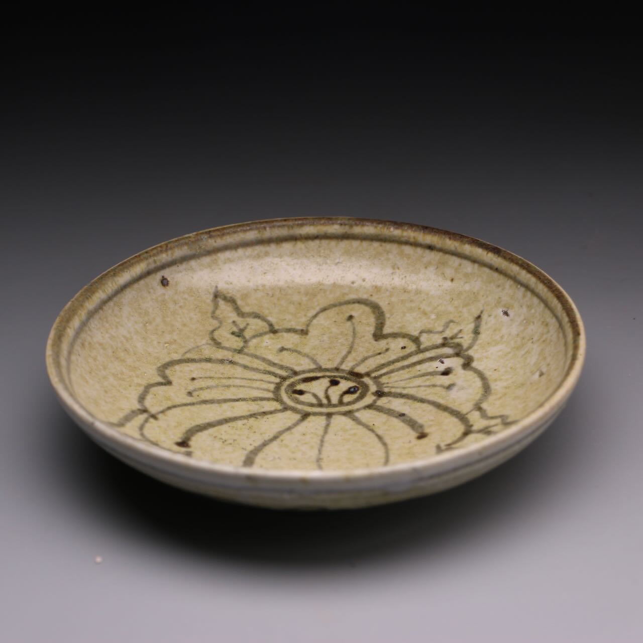 qinghua plate 15.6 cm B