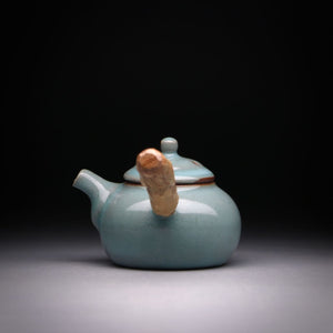 Celadon teapot wood handle 140ml C