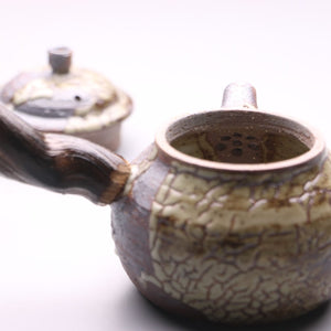 Dragon scale teapot wood handle  140ml