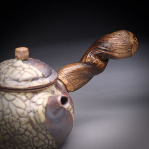 Dragon scale teapot wood handle 130mlA