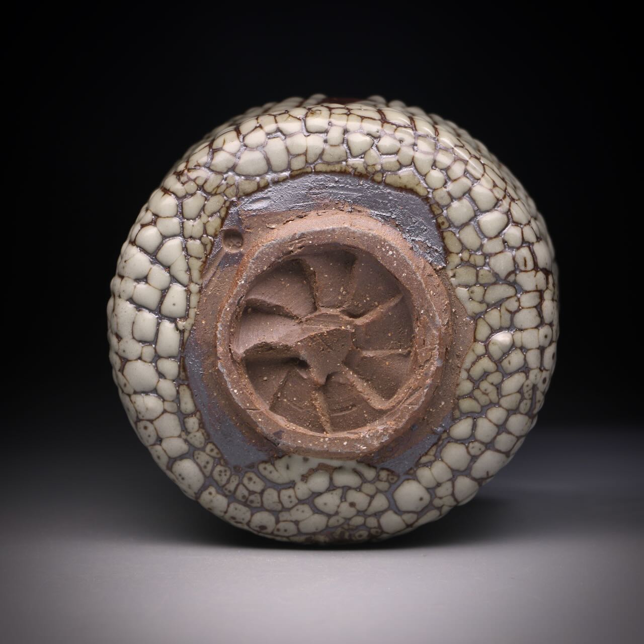 Dragon scale Chawan F 12D x 7.8H