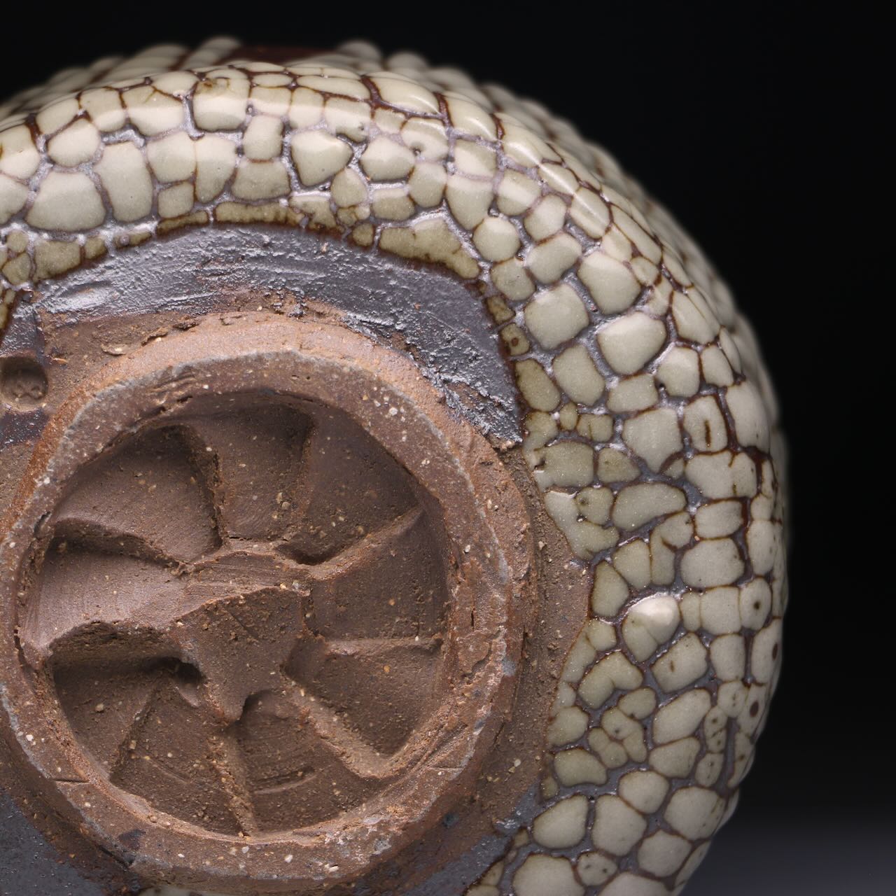Dragon scale Chawan F 12D x 7.8H
