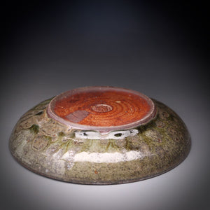 ash glazed plate / teapot stand 15cm