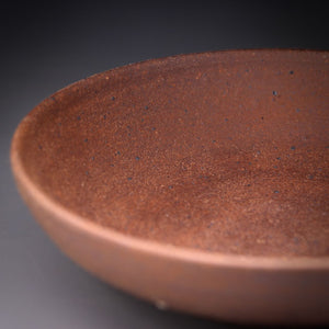 raw clay plate / teapot stand 15.6cm diameter