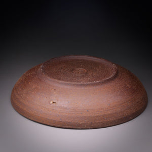 raw clay plate / teapot stand 15.6cm diameter