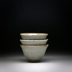 Emerald  Ash Glazed  teacup set A 40ml x 3