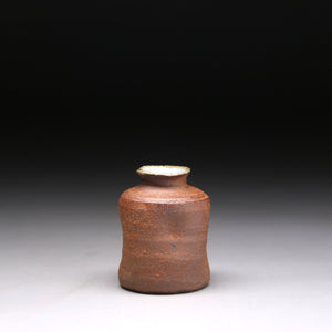 textured clay bud vase 6cm h x 4.5cm w