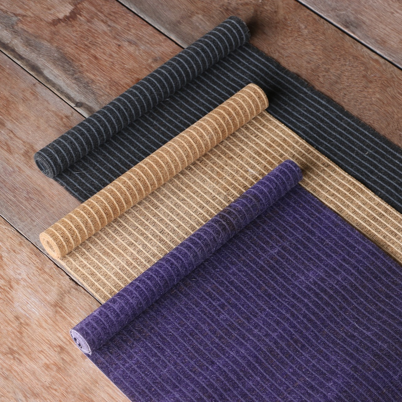 Dark grey tea table runner 90 x 30cm