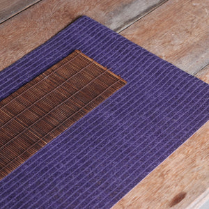 Purple tea table runner 90 x 30cm