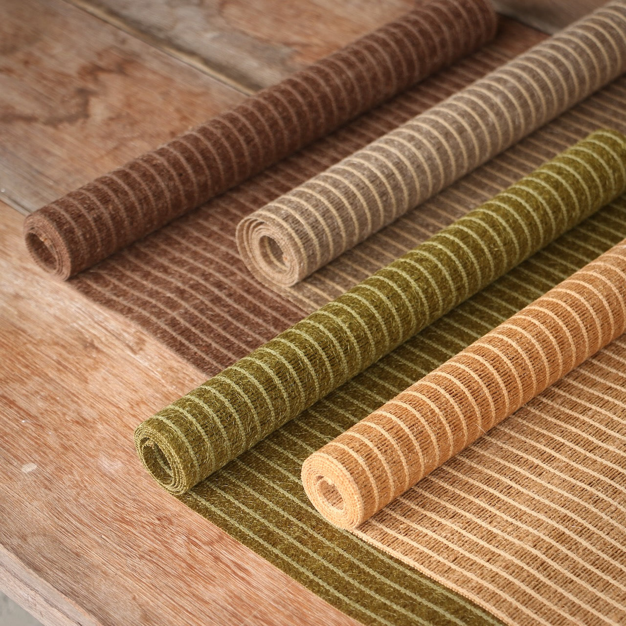 Beige tea table runner 90 x 30cm